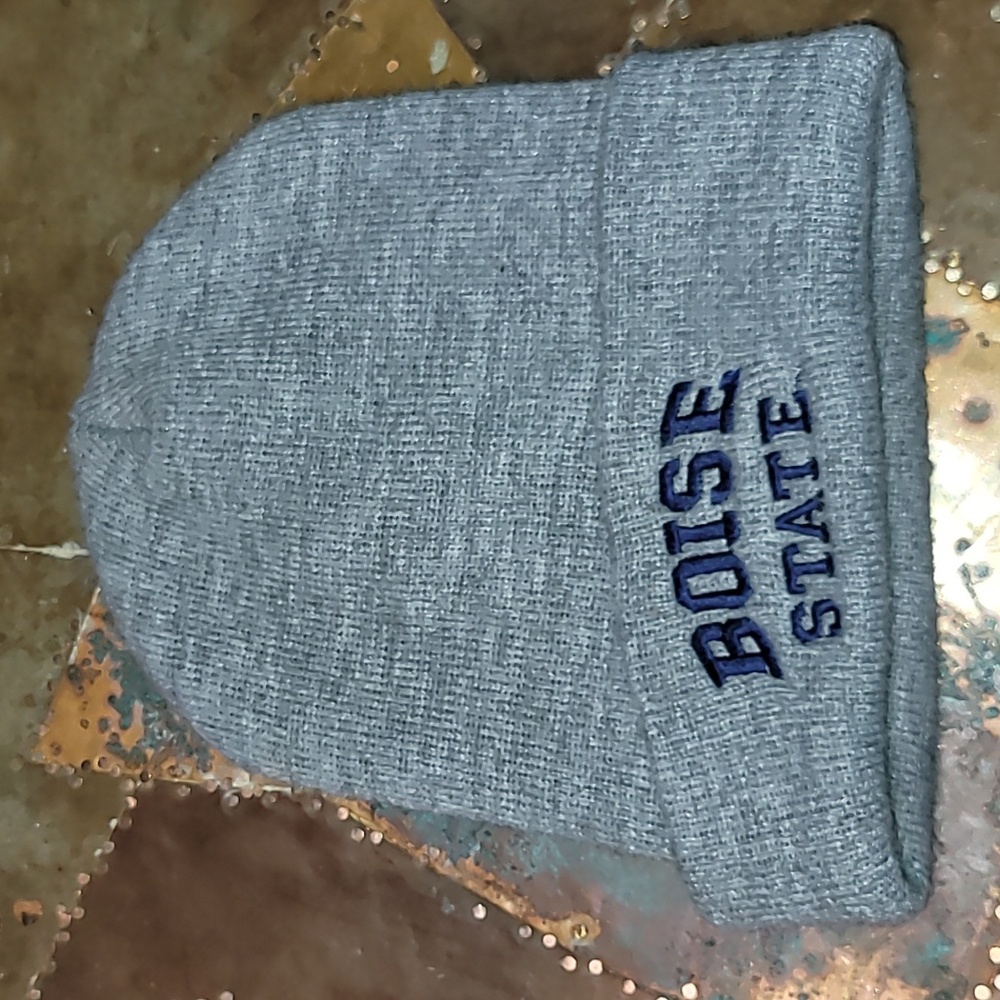 Vintage. Made in USA. Boise State. Embroidered. Beanie